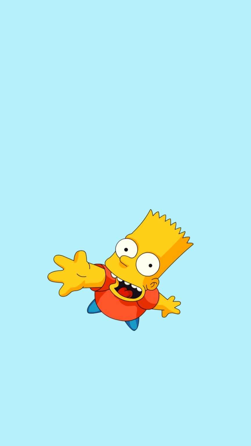 Download Sad Cartoon Bart Simpson Wallpaper