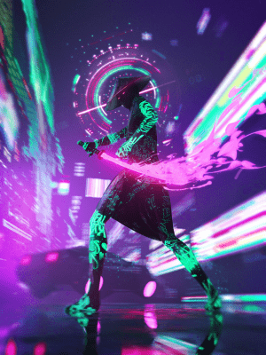 4K Neon Wallpaper 