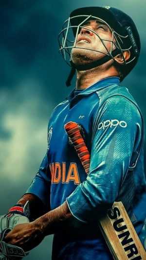 4K MS Dhoni Wallpaper