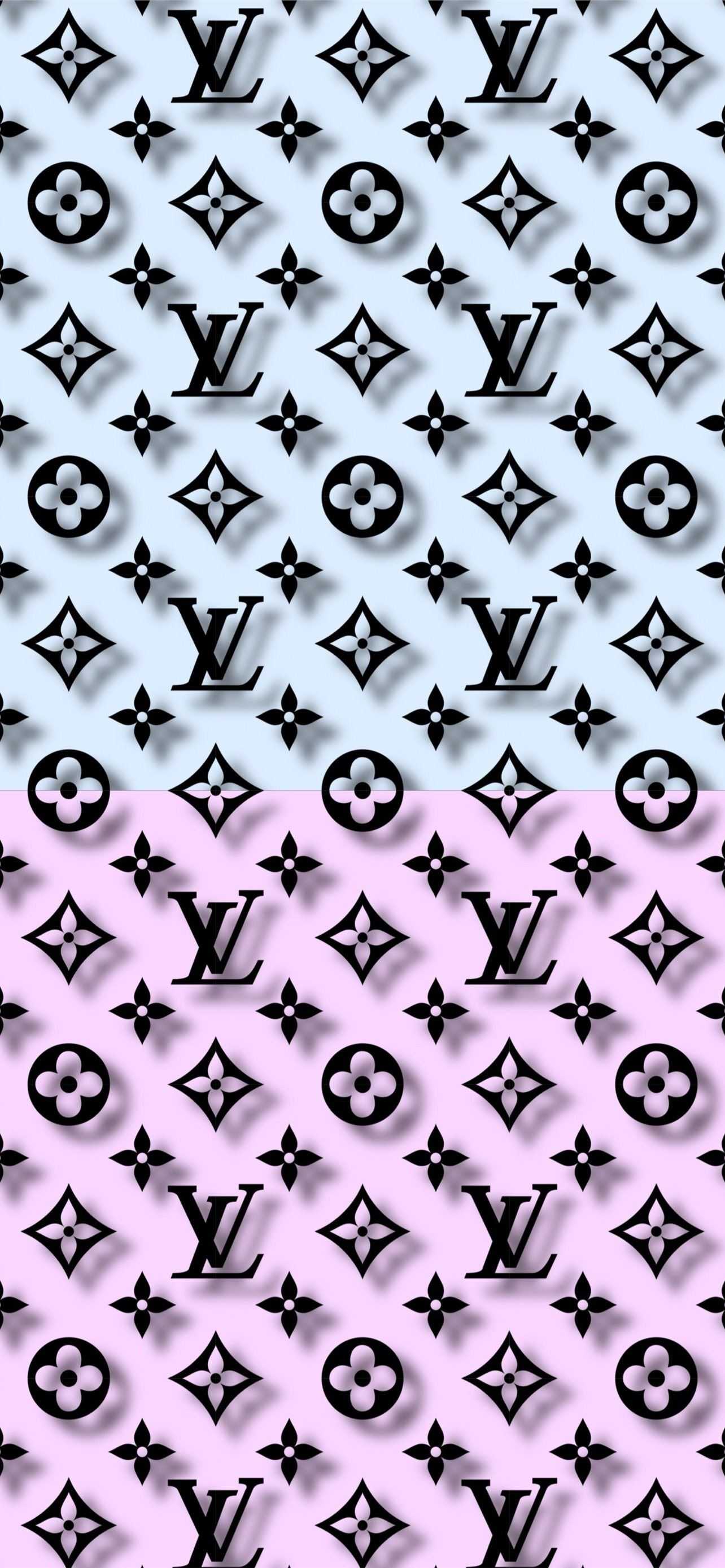 Download Louis Vuitton Logo Black Grey Wallpaper