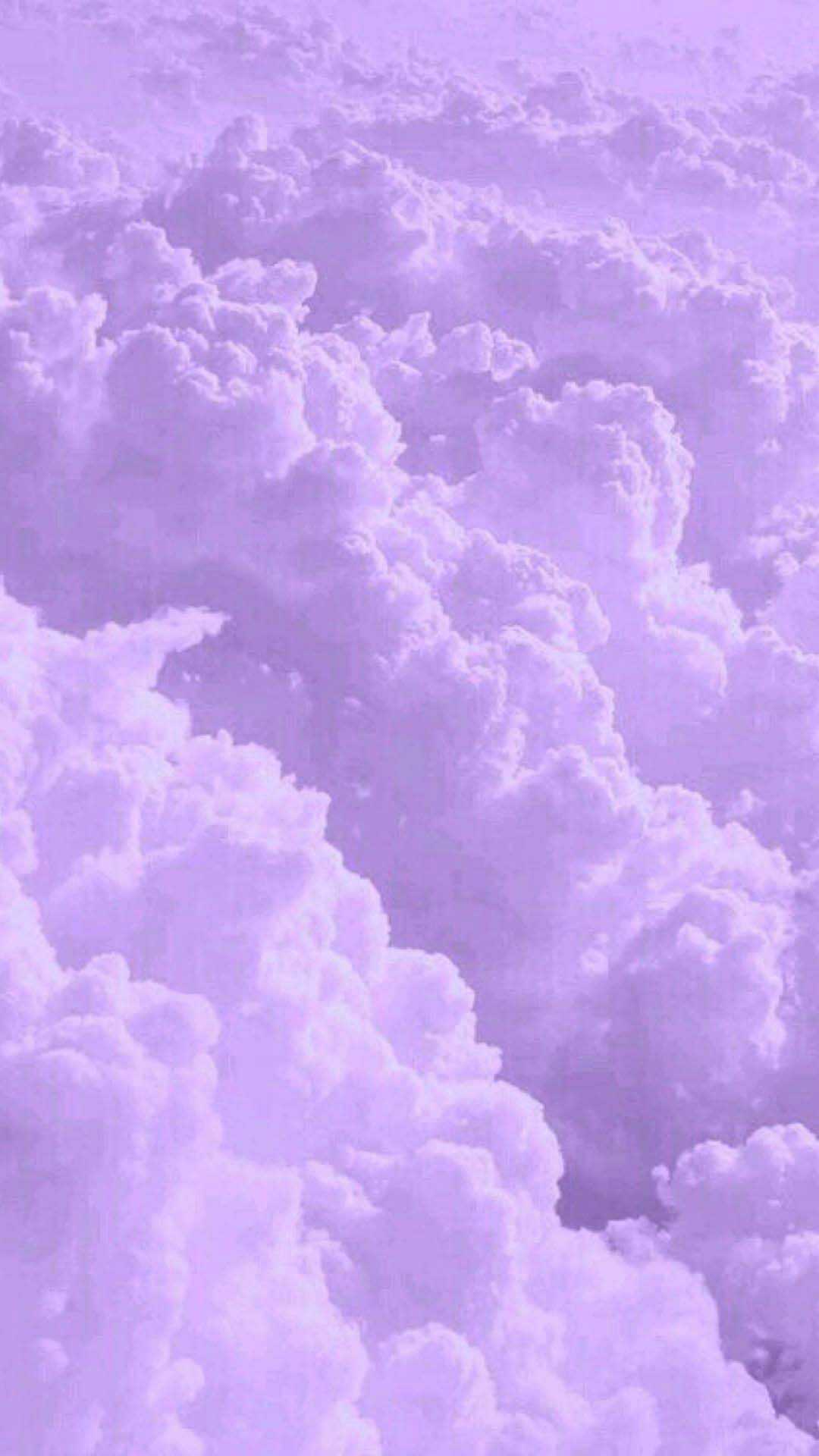 Purple Wallpaper Clouds Purple Aesthetic