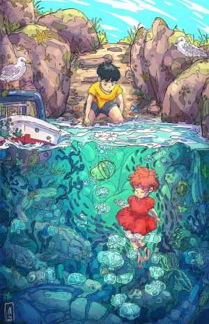 HD Ponyo Wallpaper 