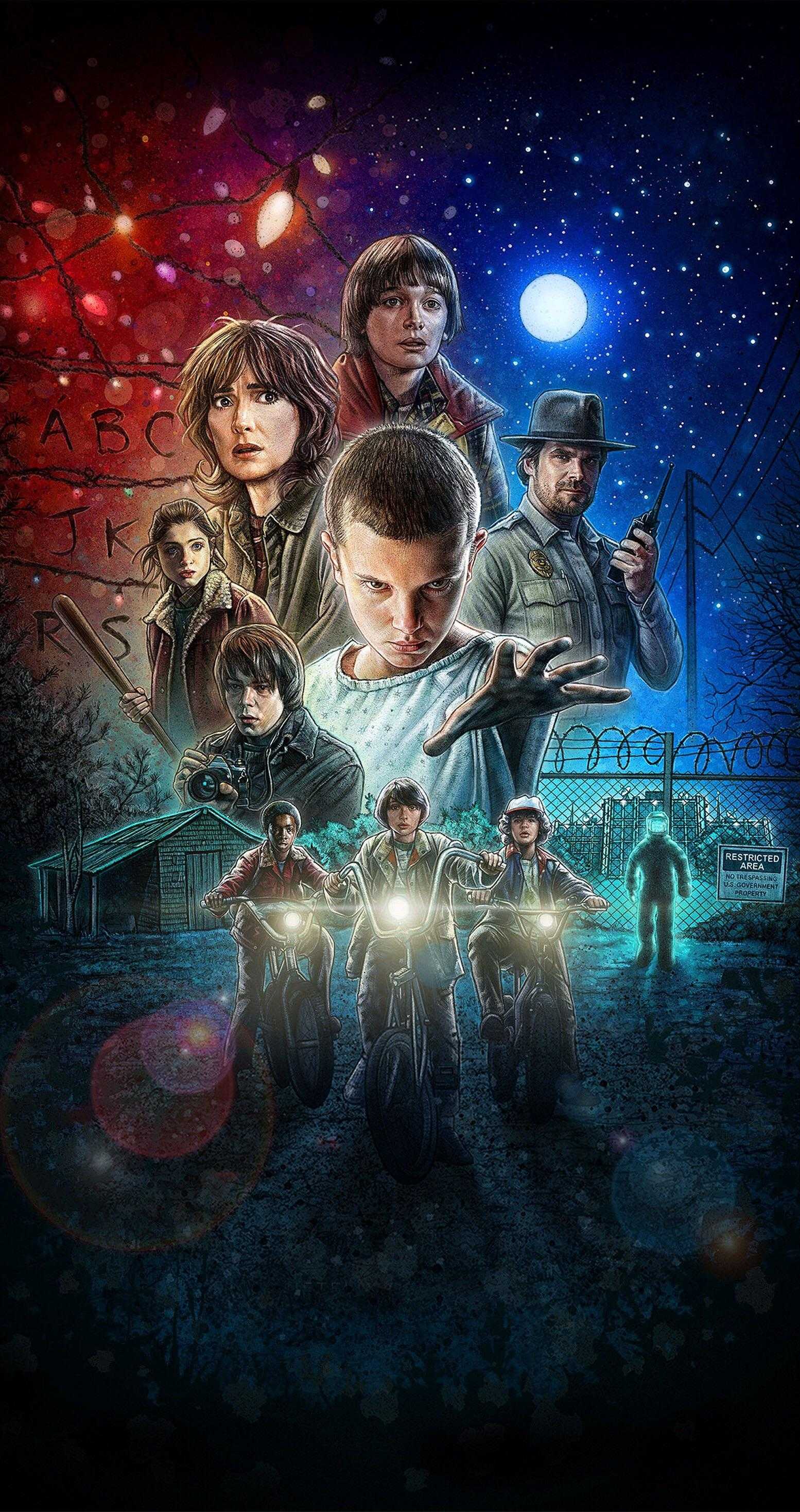 Download Ultra HD 4K Stranger Things Wallpaper adjusted to your phones reso...