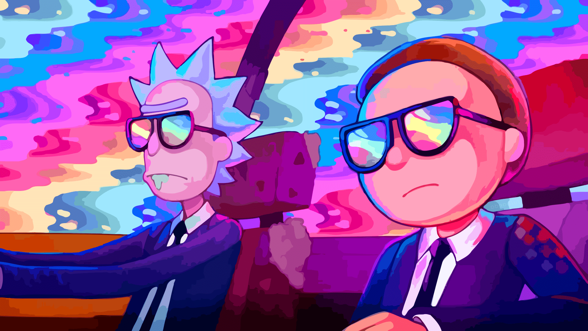 Rick and Morty Desktop Wallpapers [1920x1080]  Desktop wallpaper  1920x1080, Computer wallpaper, Trippy wallpaper