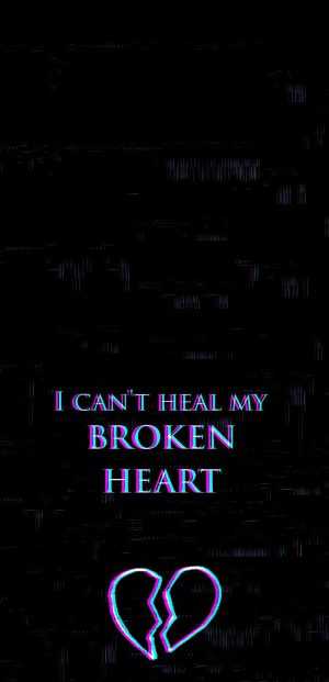 4K Broken Heart Wallpaper