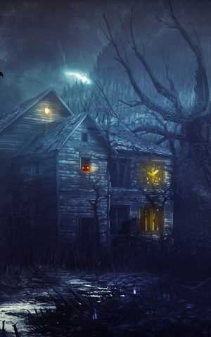 Haunted House Wallpaper