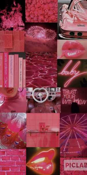 Hot Pink Aesthetic Wallpaper