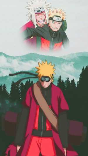 4K Jiraiya And Naruto Wallpaper