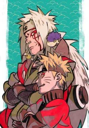 4K Jiraiya And Naruto Wallpaper