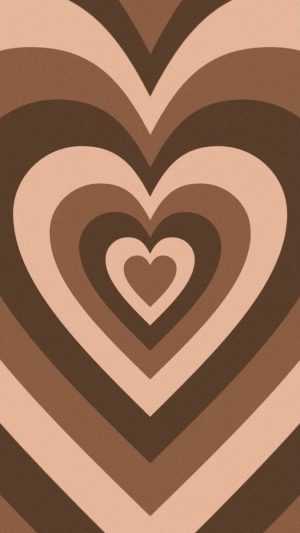 Brown Heart Wallpaper