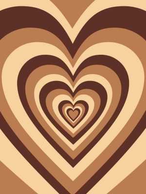 Brown Heart Wallpaper 