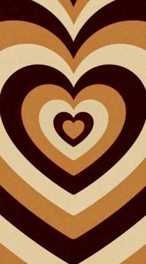 Brown Heart Wallpaper 