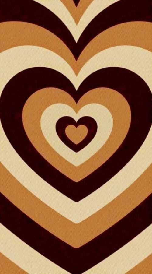 Brown Heart Wallpaper WhatsPaper