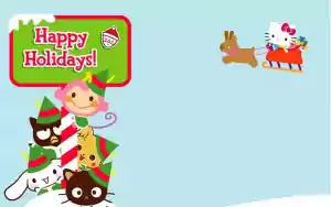 Desktop Hello Kitty Christmas Wallpaper 