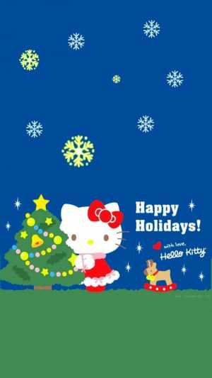 Hello Kitty Christmas Wallpaper 