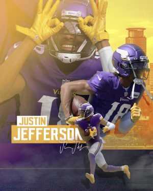 4K Justin Jefferson Wallpaper