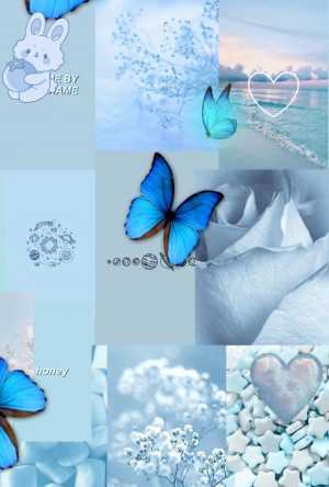 Blue Aesthetic Background 