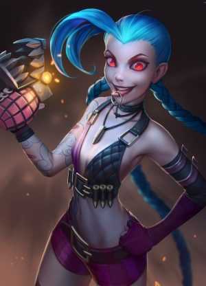 4K Arcane Jinx Wallpaper