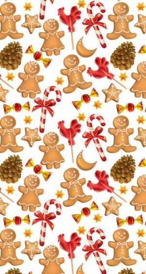 Gingerbread Man Wallpaper 