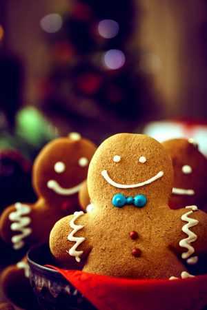 Gingerbread Man Wallpaper