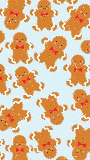 Gingerbread Man Wallpaper