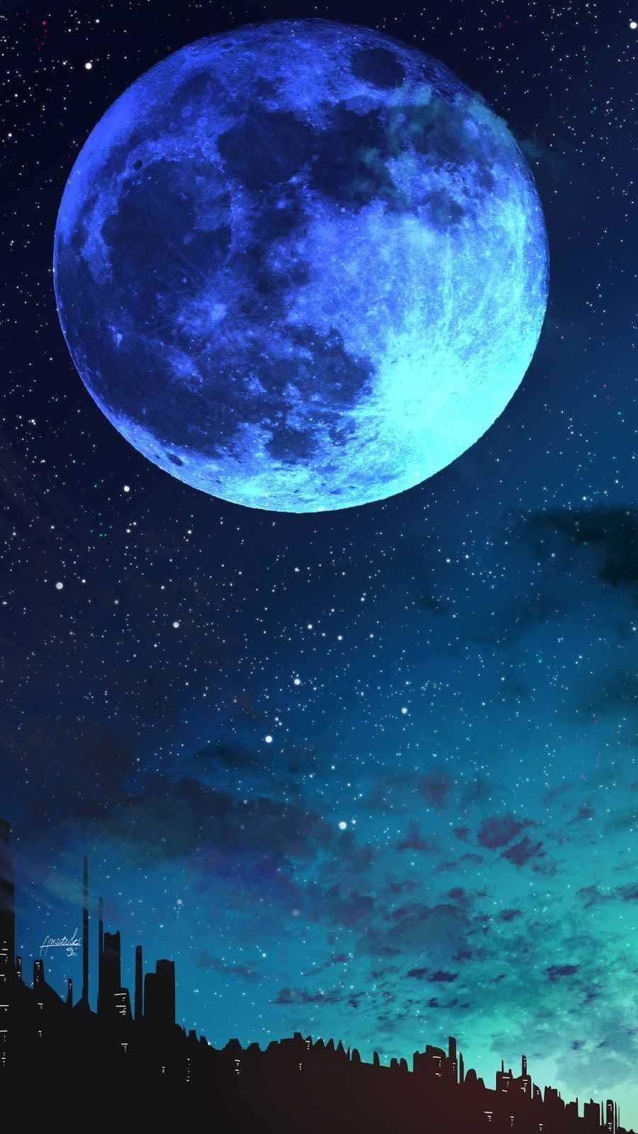 Top 10 Best Moon iPhone Wallpapers [ HQ ]