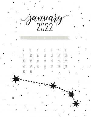 January 2022 Wallpaper 