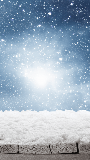 Snowy Christmas Background 