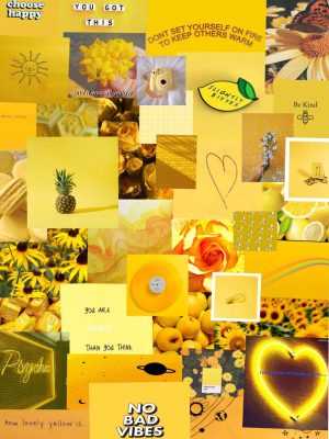 HD Yellow Aesthetic Wallpaper 