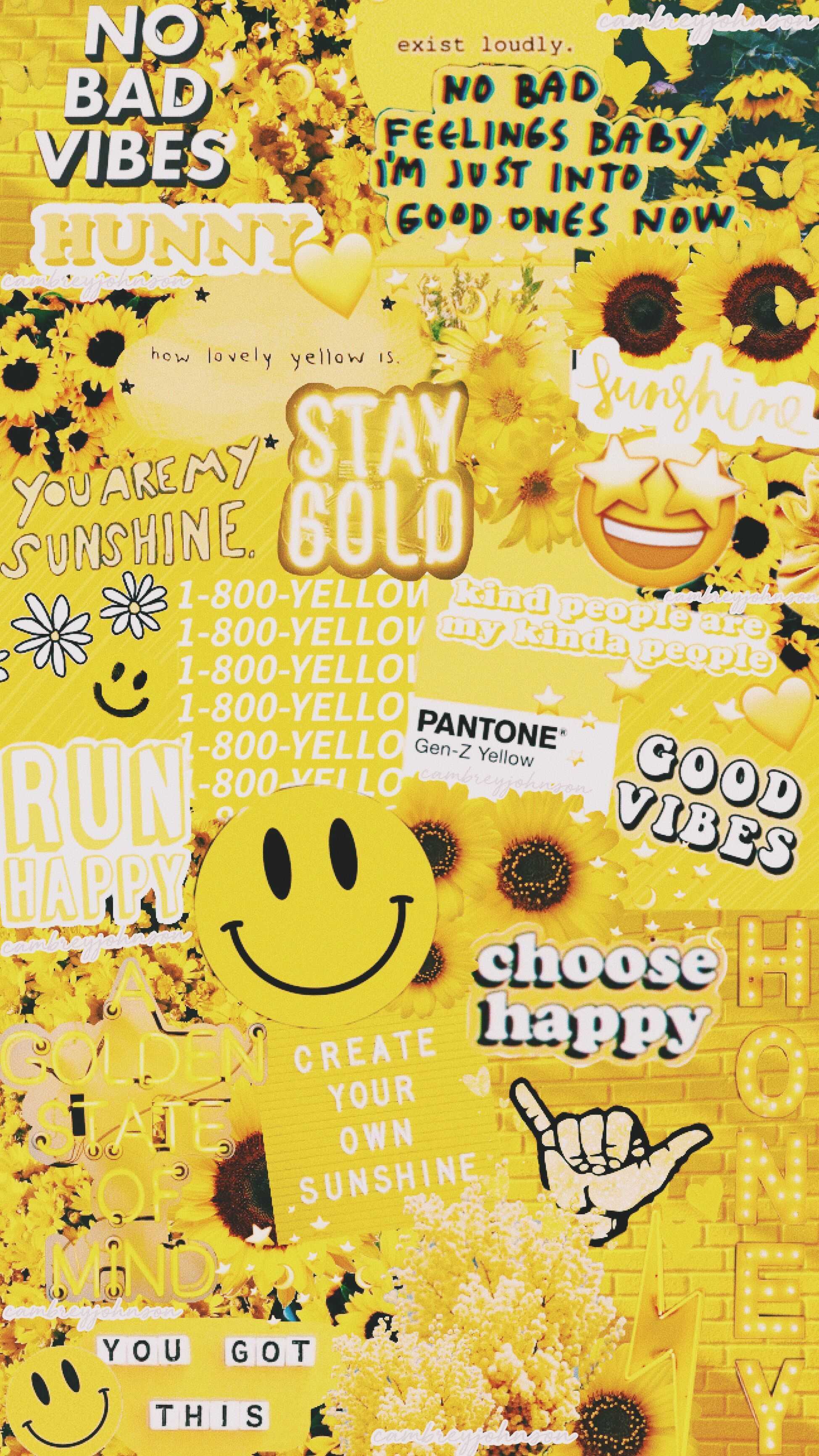 Yellow Aesthetic Wallpaper | WhatsPaper