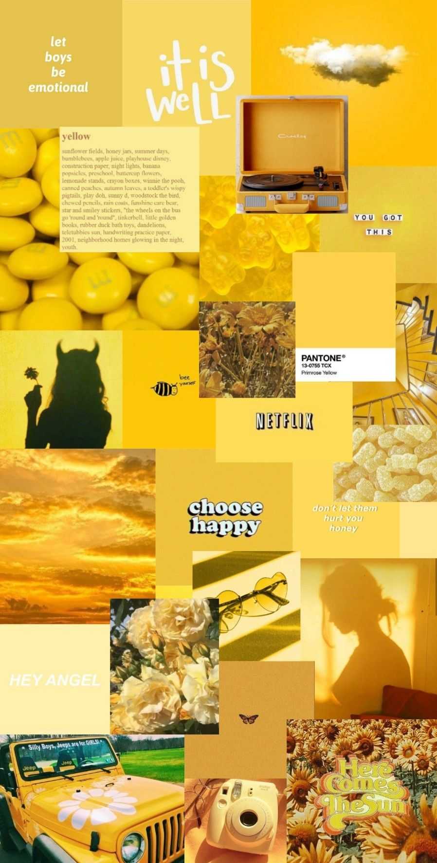 Yellow Aesthetic Wallpaper | WhatsPaper