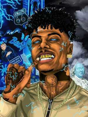 Blueface Background