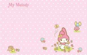 Desktop My Melody Wallpaper