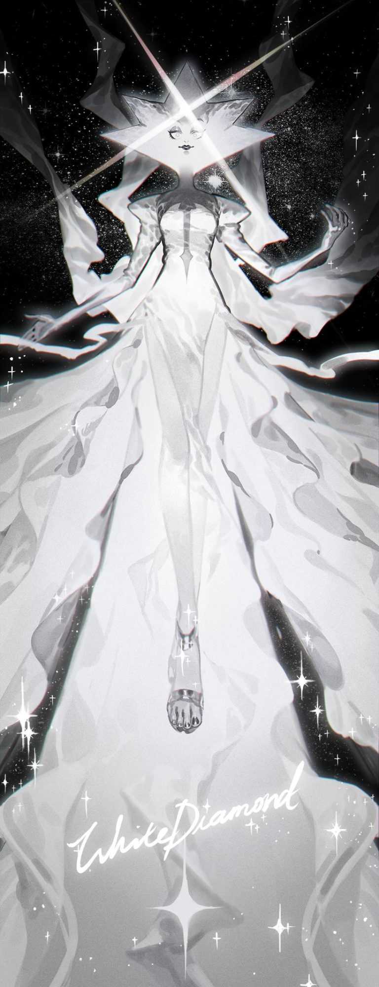 HD White Diamond Wallpaper | WhatsPaper