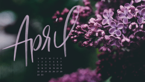 Desktop April Wallpaper 