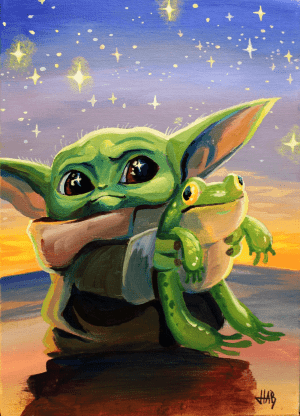 Baby Yoda Background