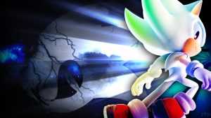 Desktop Hyper Sonic Wallpaper