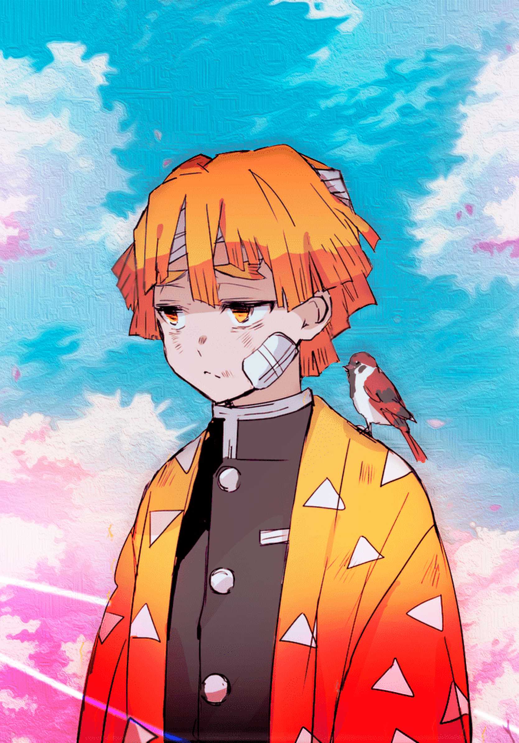 Download Good Anime Zenitsu Agatsuma Kimetsu no Yaiba Wiki Wallpaper