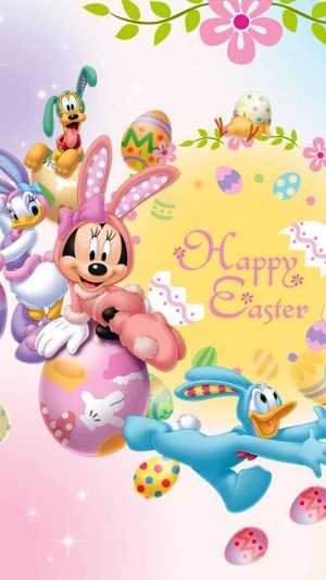 Happy Easter Disney Background 