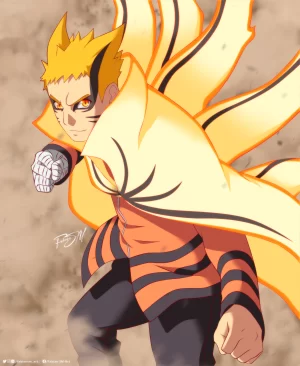 Naruto Baryon Mode Background