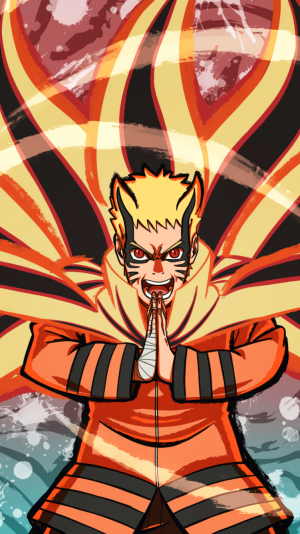 Naruto Baryon Mode Wallpaper