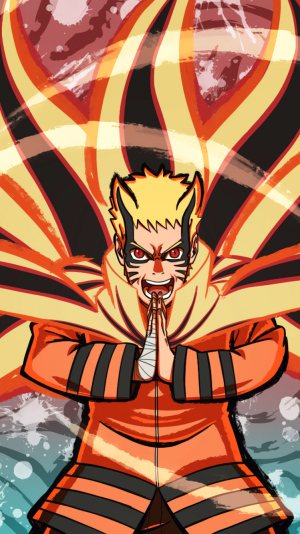 Naruto Baryon Mode Wallpaper 