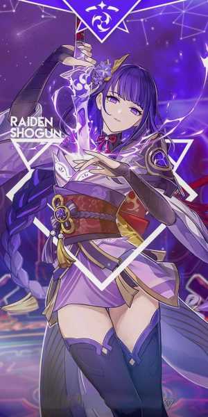 HD Raiden Shogun Wallpaper 