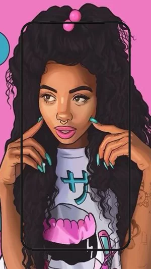 HD Black Girl Wallpaper