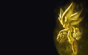 Desktop Super Sonic Wallpaper 