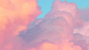 Desktop Aesthetic Cloud Wallpaper