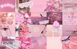 Desktop Pink Aesthetic Wallpaper