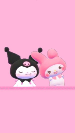 Desktop Kuromi And Melody Wallpaper