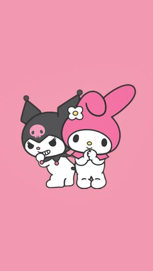 Kuromi And Melody Wallpaper