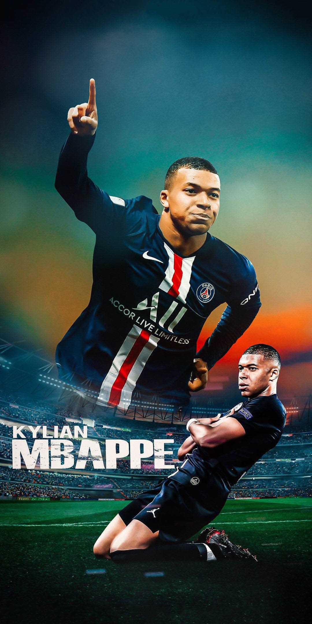 Kylian Mbappe wallpaper by eeziest - Download on ZEDGE™ | 16be